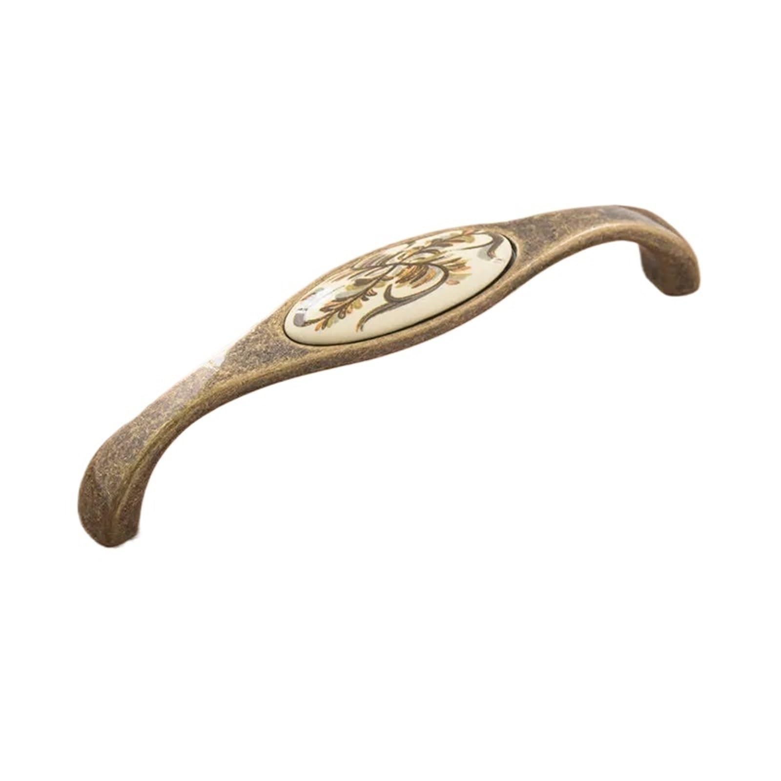 Kifsdlf Color11 Antique Retro Ceramic Handle Cabinet Door Modern Simple Wardrobe Drawer Classical Single Hole For Cupboard Wardrobes Furniture(Color11)