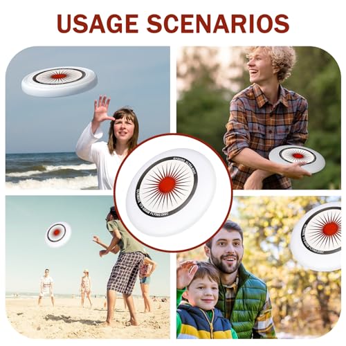 175g Outdoor-Wettkampf-Frisbee, Ultimate Frisbee,frisbee scheibe, drehbares Profi-Frisbee, Bio-Ultimate-Frisbee für Outdoor-Funsport, geeignet für Gelegenheitsspieler und Profis (Aufbewahrungstasche)