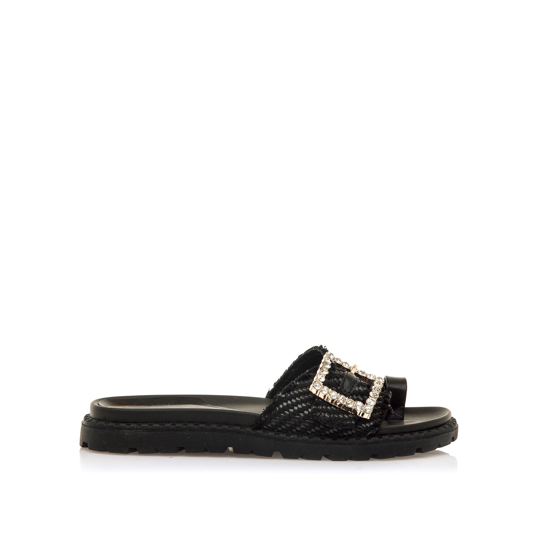 MARIAMARE Women's 68556 Sandal, Black/White, 6 UK