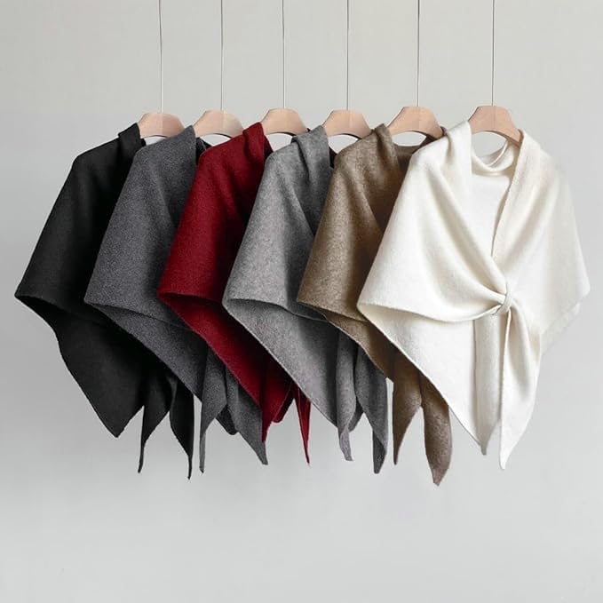 SKAYS Shawl Wraps For Women Pashmina Wraps Knitted Wool Shawls Sweater Shawl Scarf Shrug Cardigan - Image 6