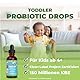 MaryRuth Organics, Toddler Probiotic Liquid Drops, 30ml, Geschmacksneutral, Zuckerfrei, für Kinder im Alter von 1–3 Jahren, Vegan, Glutenfrei, Sojafrei, Ohne Gentechnik