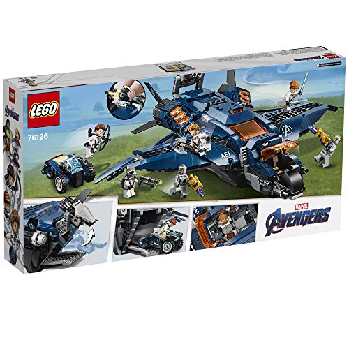 LEGO Marvel Avengers: Avengers Ultimate Quinjet 76126 Building Kit (838 Piece) – Bild 6