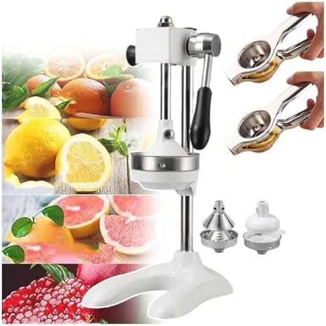 Exprimidor manual comercial de cítricos, máquina exprimidora de prensa manual para limón, naranja y lima, herramienta multifuncional de prensa de