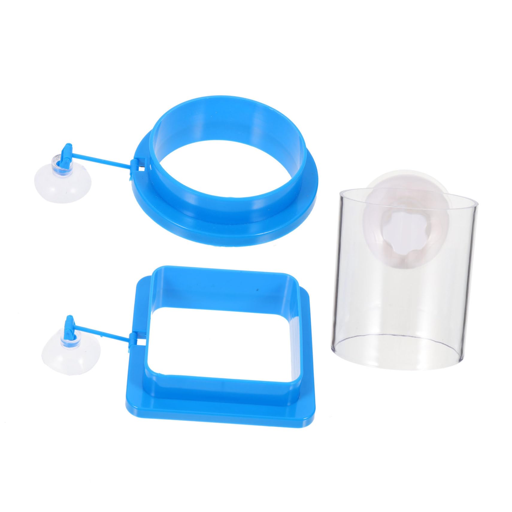 HANABASS Fish Food Feeding Pen 3pcs Aquarium Feeder Ring Acrylic Fish Feeder Durable and Easy to Use