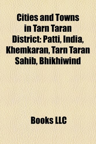 Cities and Towns in Tarn Taran District : LLC Books: Amazon.in: Books