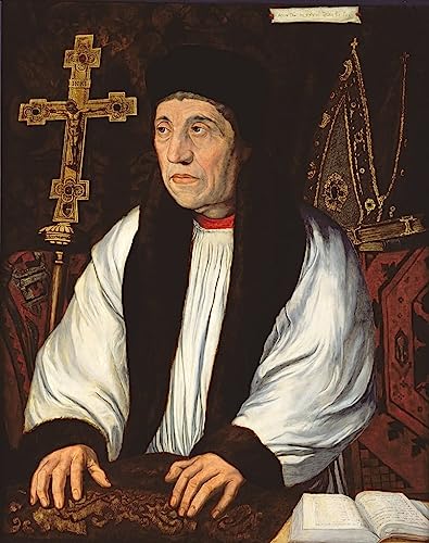 Affiche toile William Warham pour remplacer les posters froissés portrait Holbein 60x90cm