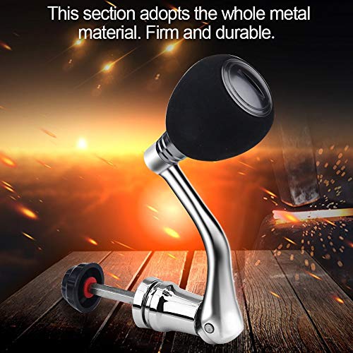 gloglow Fischerei Rollen Ersatz Metall Power Griff Grip Teil Griff Metall Rocker Arm Grip Teil – Knauf Metall Rocker Arm Grip Angeln Spinning Reel – Bild 8