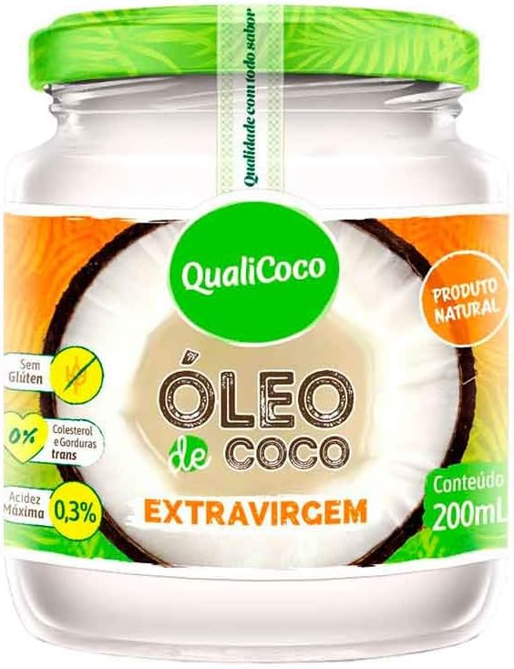 Qualicoco Oleo Coco Extravirgem 200Ml