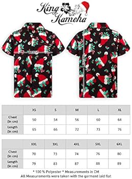 Kerstoverhemden voor heren, korte mouwen, hawaïhemd, grappig kersthemd, voorzak, kerstshirt, lelijk kersthemd, wijn, M