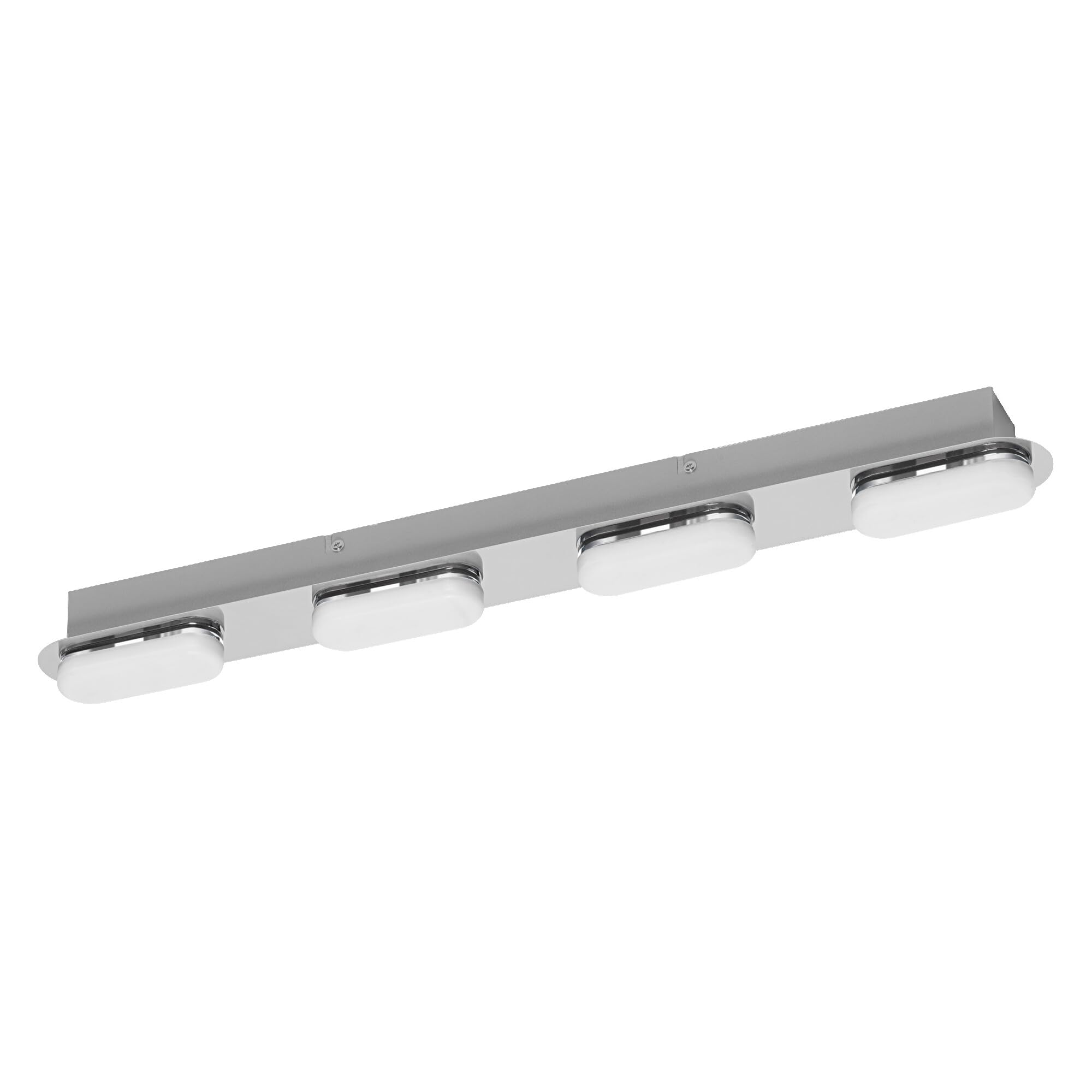 LEDVANCE Smart LED Badezimmerlampe chrome, 27W, 2800LM, 3000-6500K, 58cm, IP44, Orbis Duplo Wandleuchte, Badezimmerleuchte mit Wifi Technologie, dimmbar, steuerbar über App und Sprachassistenten