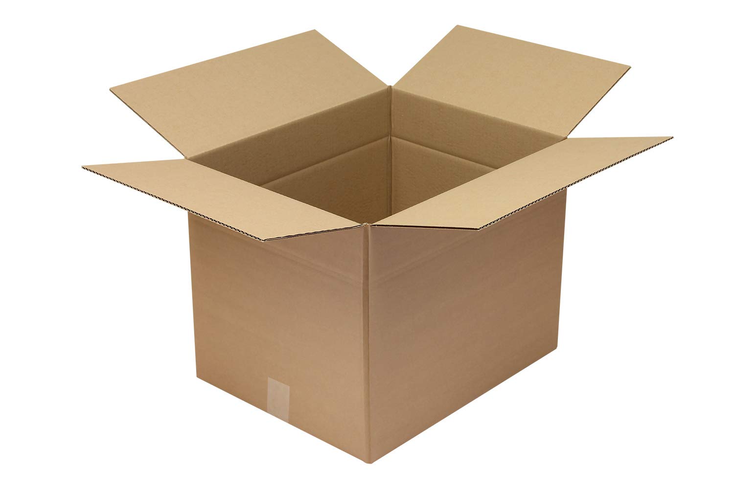 Wellpapp-Faltkarton 1-wellig, 500x400x400 mm, Qual. 1.30C, braun, Fefco 0201, 25 Stück