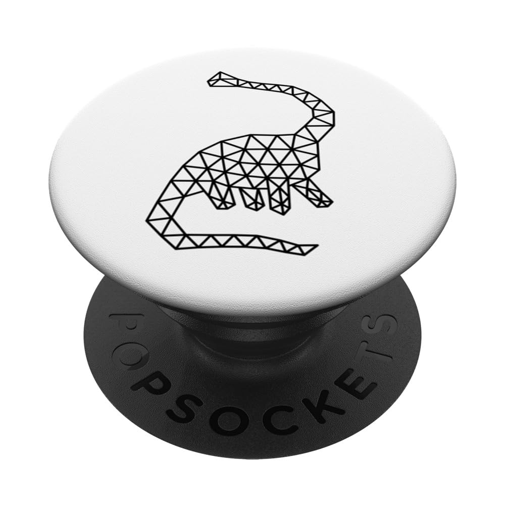 Dinosaurus Diplodocus Triangulated Artsy PopSockets Swappable PopGrip
