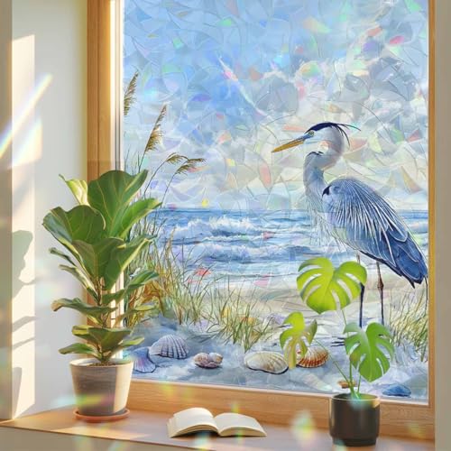 Película de privacidad para ventana con efecto arcoíris 19.6"x39.3" miniatura 1