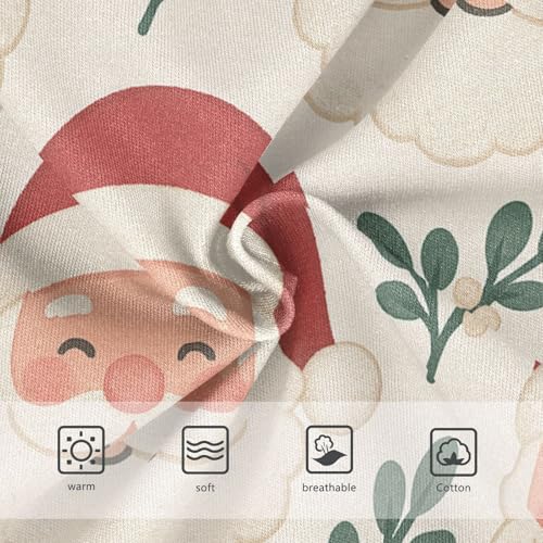 Girls' Briefs Toddler Cotton Underwear for Toddlers Seamless Santa Pattern3