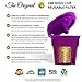 DI ORO MaxBrew Keurig Reusable K Cup Coffee Filter – For Keurig 1.0 and 2.0 Coffee Brewers - 24K Gold Small Refillable Coffee Filter - Fits K200, K300/K350/K360, K450/K460, K500/K550/K560 (Purple)