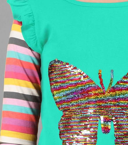 Image of KYDA KIDS 100% Cotton Long t-Shirt for Girls - Full Sleeve Tops
