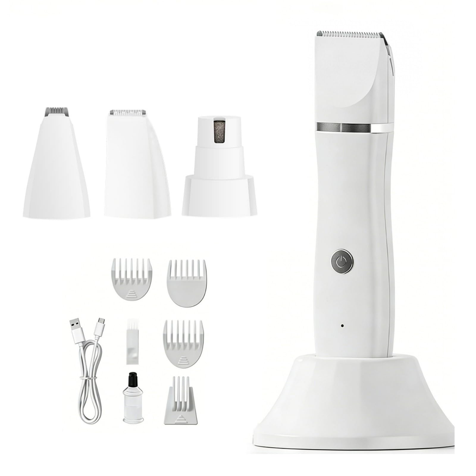 Tondeuse rechargeable pour animaux avec 4 accessoires de coupe