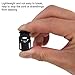 20 Pack Plastic Cord Locks, FineGood End Spring Toggle Stopper Slider, 10 Pcs Sing-Hole, 10 pcs Double-Hole (Black)