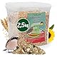 Eggersmann volaris Terrassenkörner mit Insekten 2,5 kg – Schalenfreies Wildvogelfutter mit Mehlwürmern, Sonnenblumenkernen UVM. – Ganzjahresfutter, Protein- & energiereich – Streufutter für Wildvögel