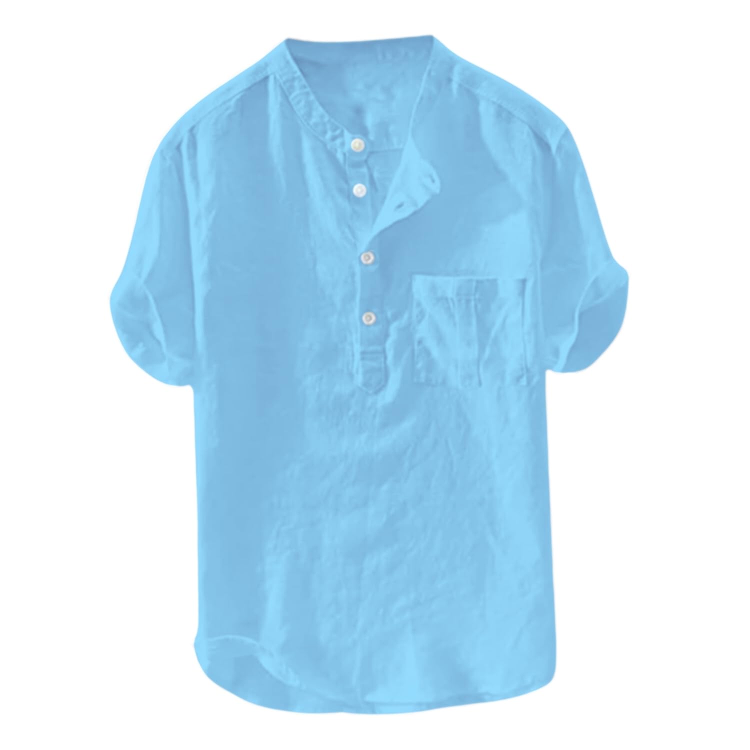 bollywood designer Men's Half Sleeve 100% Cotton Kurta with Pocket-picture-21