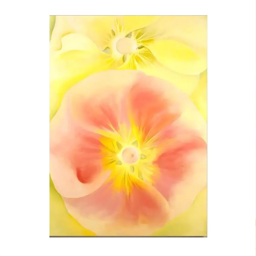 LHHJF LJHFA Georgia O'Keeffe Poster Abstract Flower Wall Art Georgia O'Keeffe Canvas Painting And Prints Modern Home Decor Picture 40x60cm No Frame