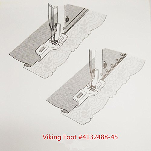 Pie para máquina de coser YEQIN Join & Fold Edging Foot miniatura 4