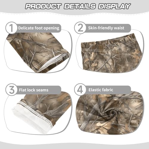 Girls Leggings Soft Toddler Ankle Length Bottoms Camouflag Kids Dance Yoga Pants 4-10 Years3