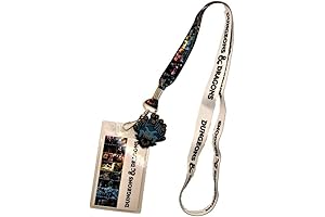 Dungeons & Dragons Official Lanyard - Dungeons & Dragons Neck ID Badge Card Holder