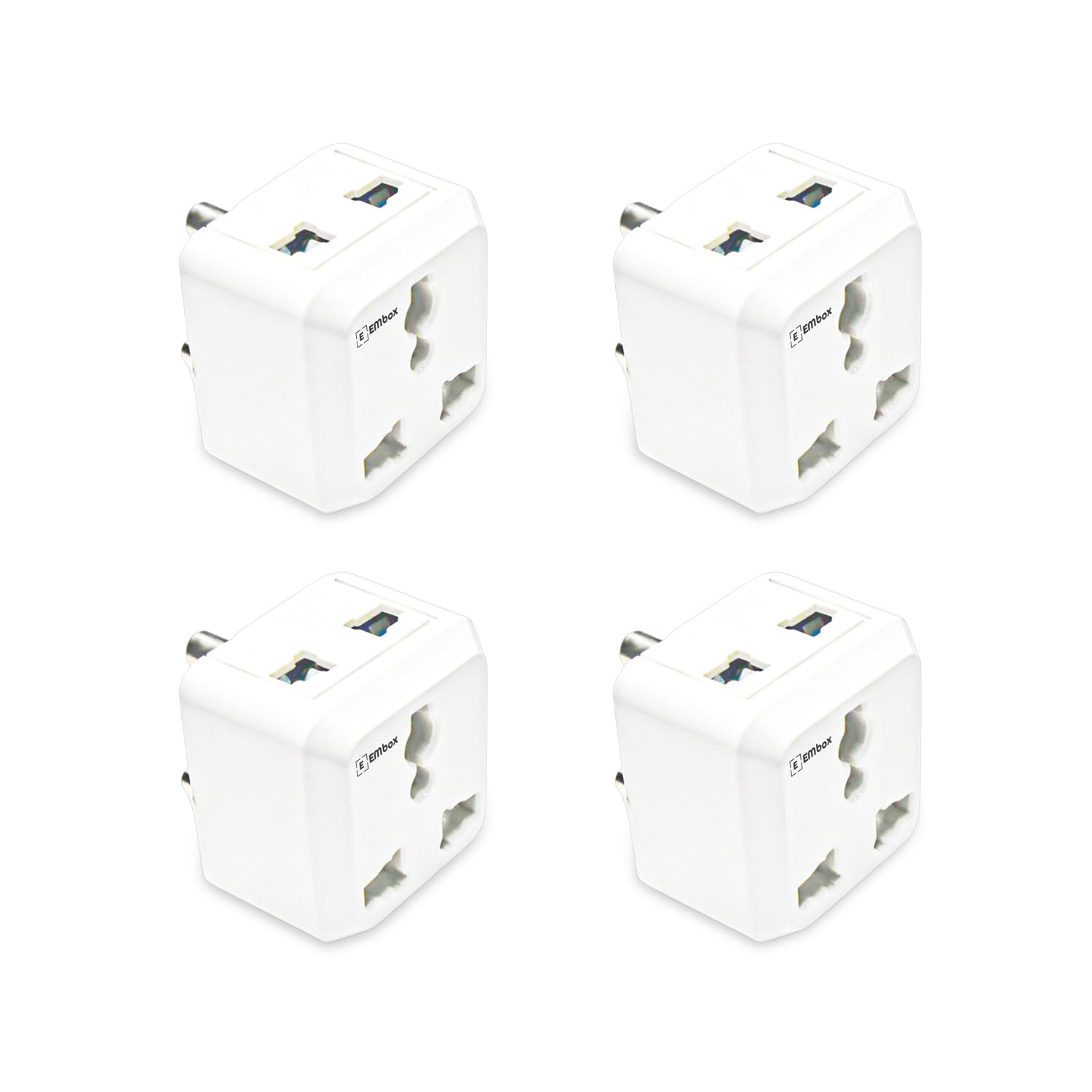 Embox 6A to 16A Converter Plug for Geysers AC Refrigerator Microwave Heavy Home Appliances-16 amp Socket with 3 Pin Outlets Suitable for All International Plugs (Pack of 1) — Amazon image 9