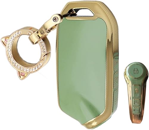 Miniatura 10 de ontto Compatible con Kia Stinger 2019 2020 - Funda duradera para llave de automóvil K900 2021 2022, protector de llave brillante beige