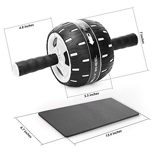 Ab Roller Wheel for Abs Workout-Ultra Wide Ab Wheel Roller for Core Workout-Core Ab Roller Machine Exercise Equipment for Abdominal Exercise-ab workout equipment with Knee Pad for Men Women Home Gym 7