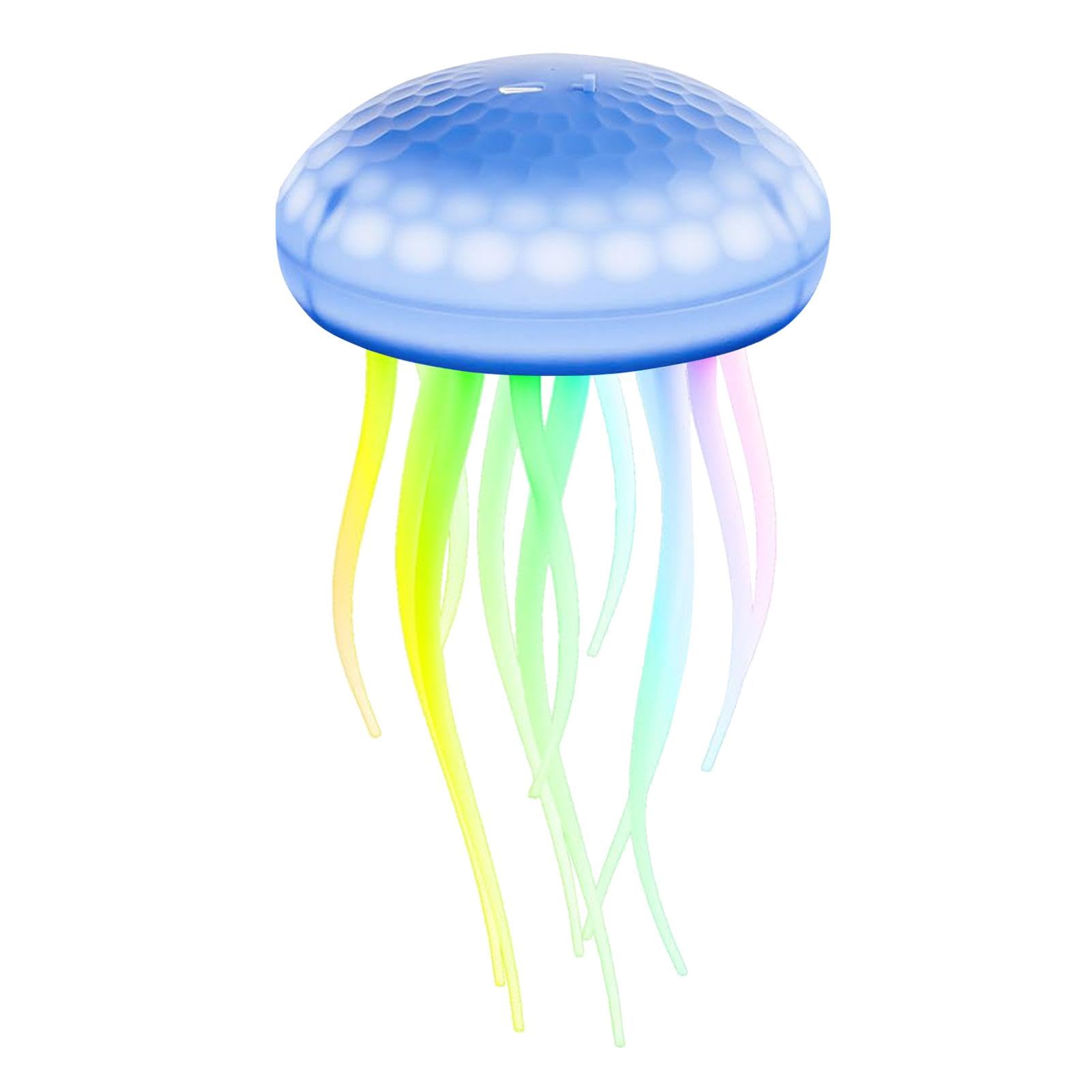 Luce notturna a LED con, lampada con Lampada ad attivazione vocale per | Lampada da comodino portatile, luce notturna RGB ricaricabile, lampada a forma di medusa carina da 1000 mAh per bambini adul