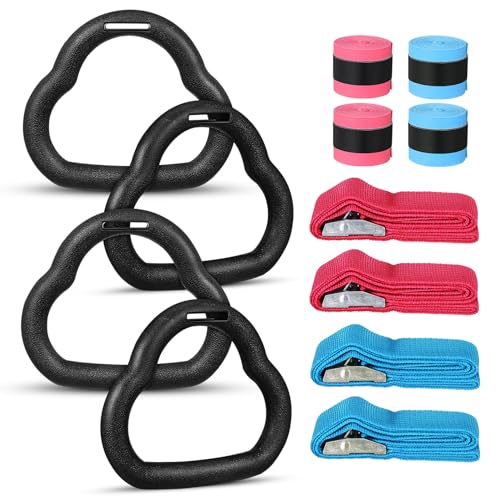 Anillas Gimnasia FUOYLOO con Correas Ajustables 2 Pares