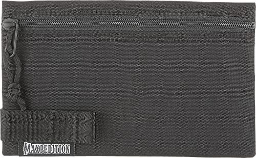 Pochette Double 5 x 8 Maxpedition 2128B Noir pour équipement tactique MOLLE