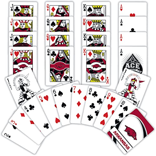 Image of MasterPieces NCAA Arkansas Razorbacks, Playing Cards