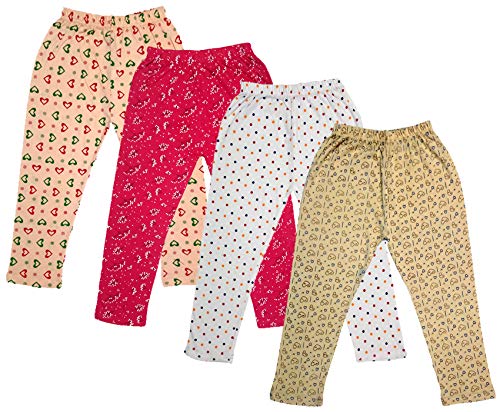 Image of indi weaves Girls Super Soft Cotton Solid Capri Pants Pack of 2