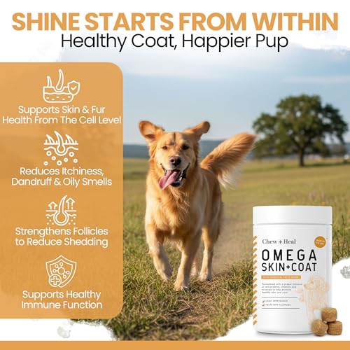 Omega 3 for Dogs, Itch Relief Chews, Fish Oil Skin & Coat, 180 ct, Chews - Image 3