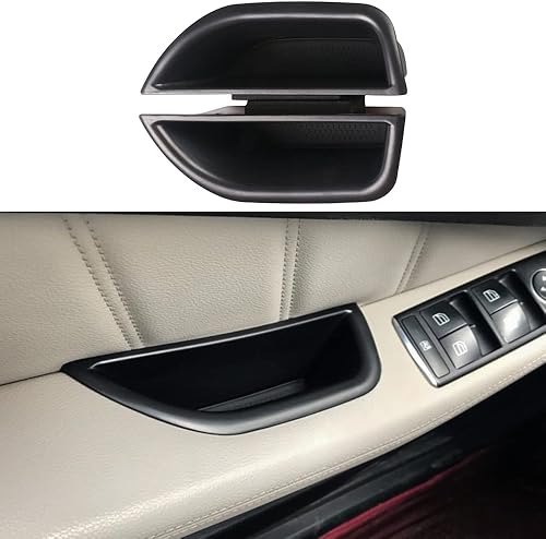 Miniatura 1 de TopDall Caja de almacenamiento lateral de la puerta Manija de bolsillo Apoyabrazos Teléfono Contenedor Accesorios Compatible para Mercedes-Benz
