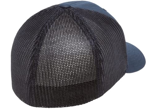 Image of Flexfit Unisex Mesh Fitted 2-Tone Trucker Hat, One Size