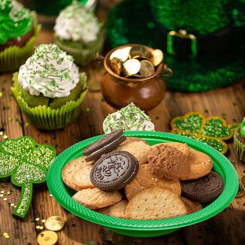 Wehhbtye 80 Pcs St.Patrick's Day Plastic Bowls, Disposable Irish Party Salad Bowls, 12oz Green Serving Bowl Food Supplies for St.Patrick Themed Events Favor Outdoor Picnic Festival Celebration Wehhbtye 80 Pcs St.Patrick's Day Plastic Bowls, Disposable Irish Party Salad Bowls, 12oz Green Serving Bowl Food Supplies for St.Patrick Themed Events Favor Outdoor Picnic Festival Celebration - Image 7