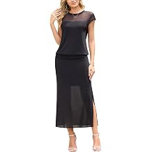 BAISHENGGT Womens 2 Piece Skirt Sets Summer Mesh Cap Sleeve Tops Going Out Skirts Travel Vacation Matching Outfits