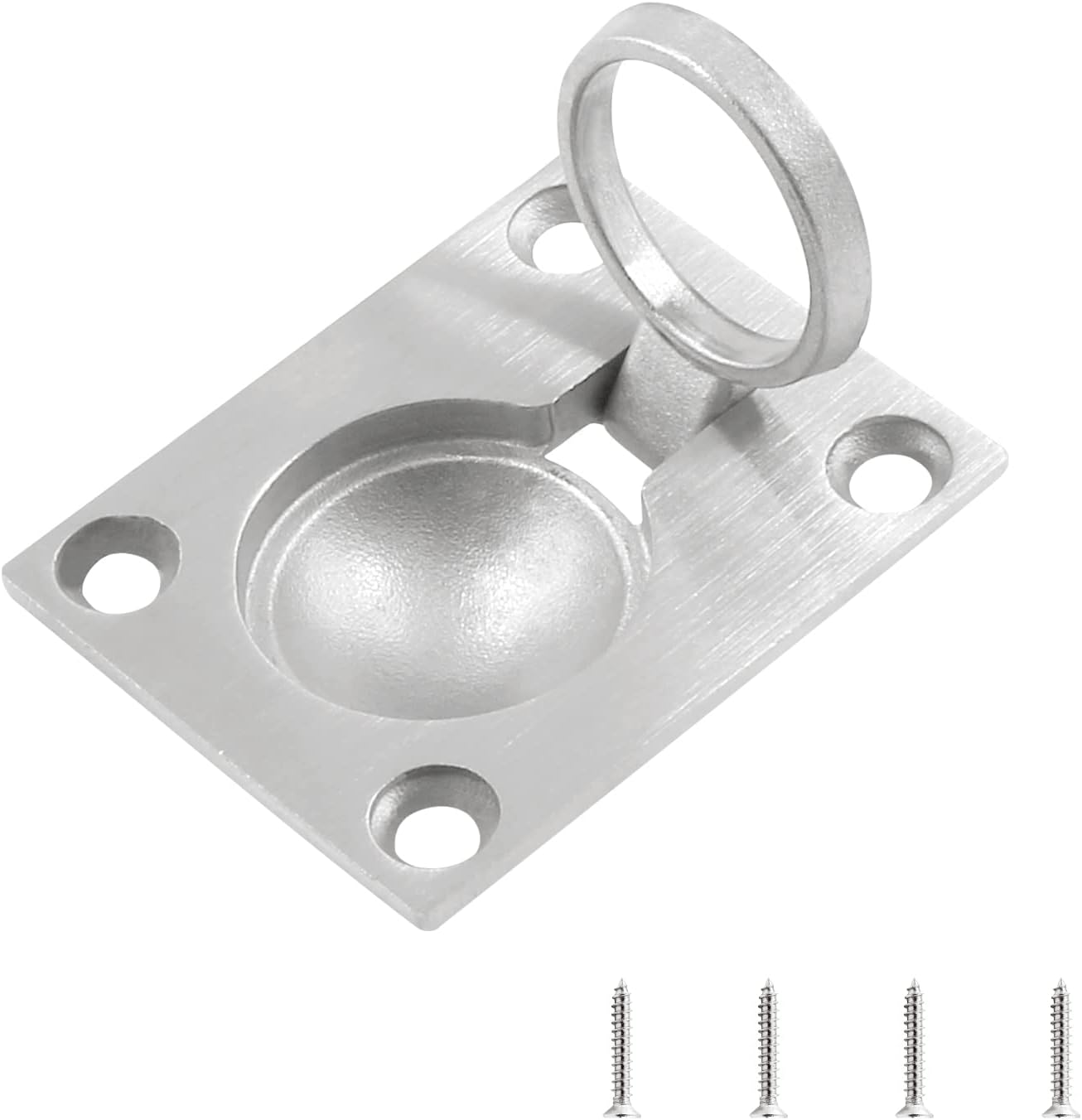 Unlorspy Stainless Steel Flush Ring Pull,50 x40mm Square Flush Pull