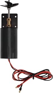 Alomejor RC Underwater Thruster, Waterproof Powerful Thrust 545 50T Brush Motor Impact Performance for Remote Control Boat (CW)