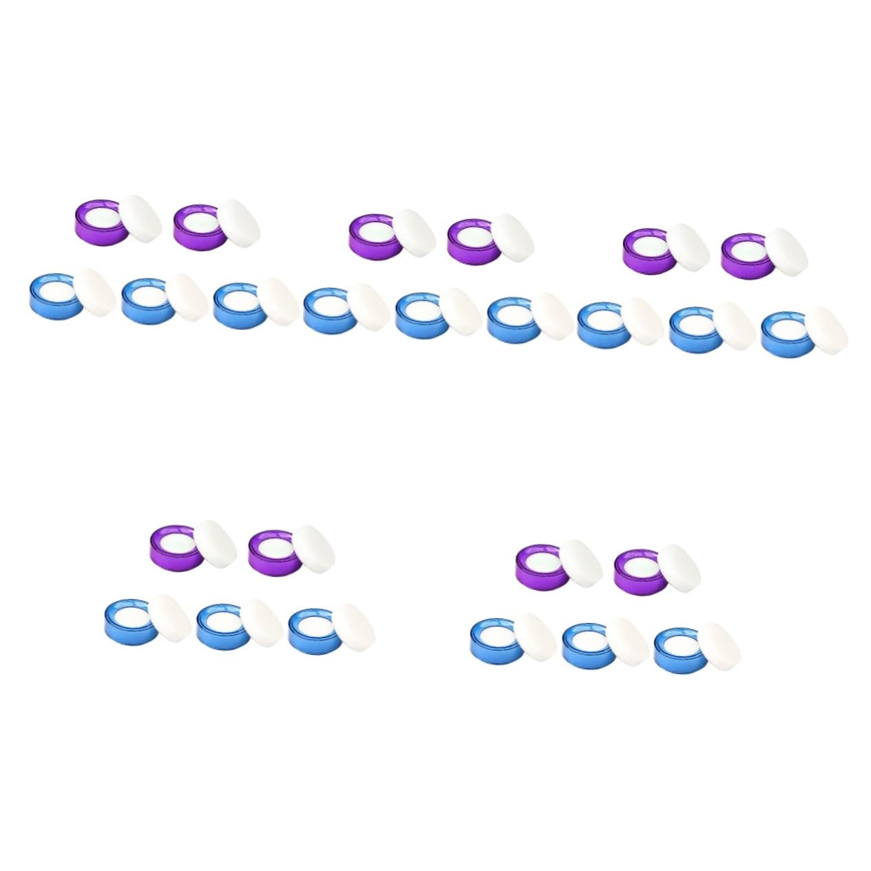 ARTIBETTER 5 Ensembles Boîte Lingettes Humides Pour Comptage Éponges Humides Pour Doigts Outil De Bureau Pour Trésoriers Et Employés De Banque Pratique Et 5 Pièces * 5