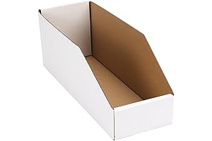 EXYGLO Cardboard Parts Boxes: Unrivaled Decluttering Saviors for Shelves, Garage, and Office