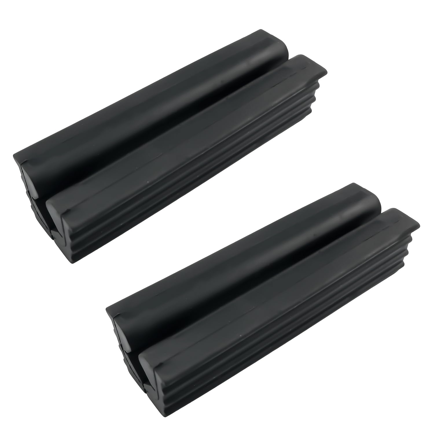 ZZHXSM 2PCS Rubber Golf Club Clamp Golf Grip Vise Clamp Tool Suitable for Wedges Irons Putters Anti Slip Clamp Club Grip Removal and Installation Protective Clamp Replacement Tool Black