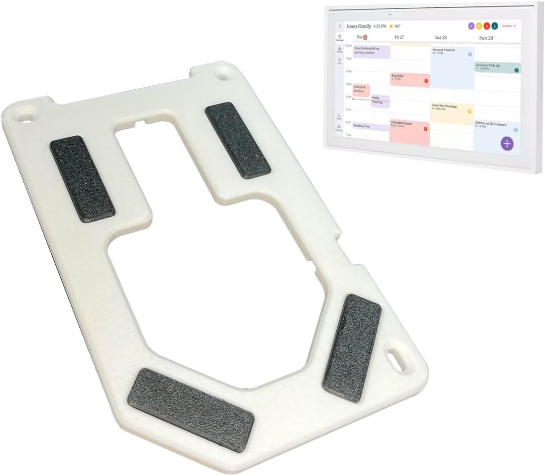 Low Profile Magnetic Fridge Mount Adapter for 15" Skylight Calendar2, Metal Surface, Will not fit Original Version (15 inch Calendar2)