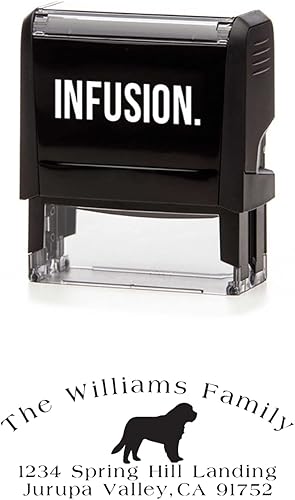 Vista 84 de Infusion Sello de goma personalizado para raza de perro (perro toro francés)