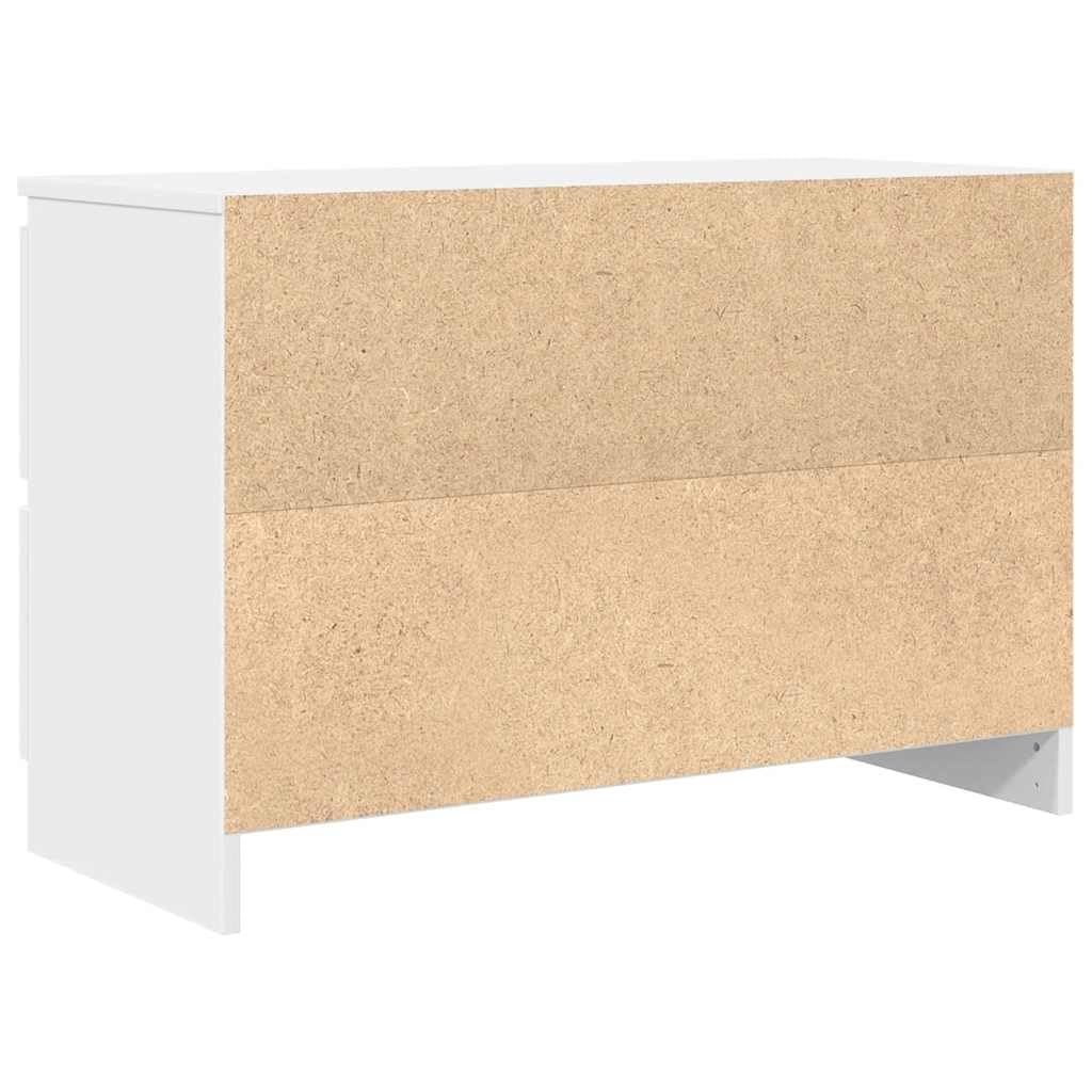 vidaXL Mobile Porta TV Bianco 80x35x54 cm in Legno Multistrato