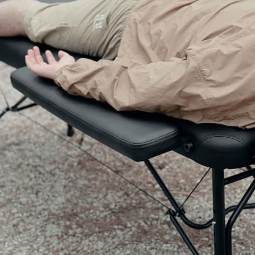 Image of Portable Massage Table, Lightweight Folding Aluminum Frame, Tan
